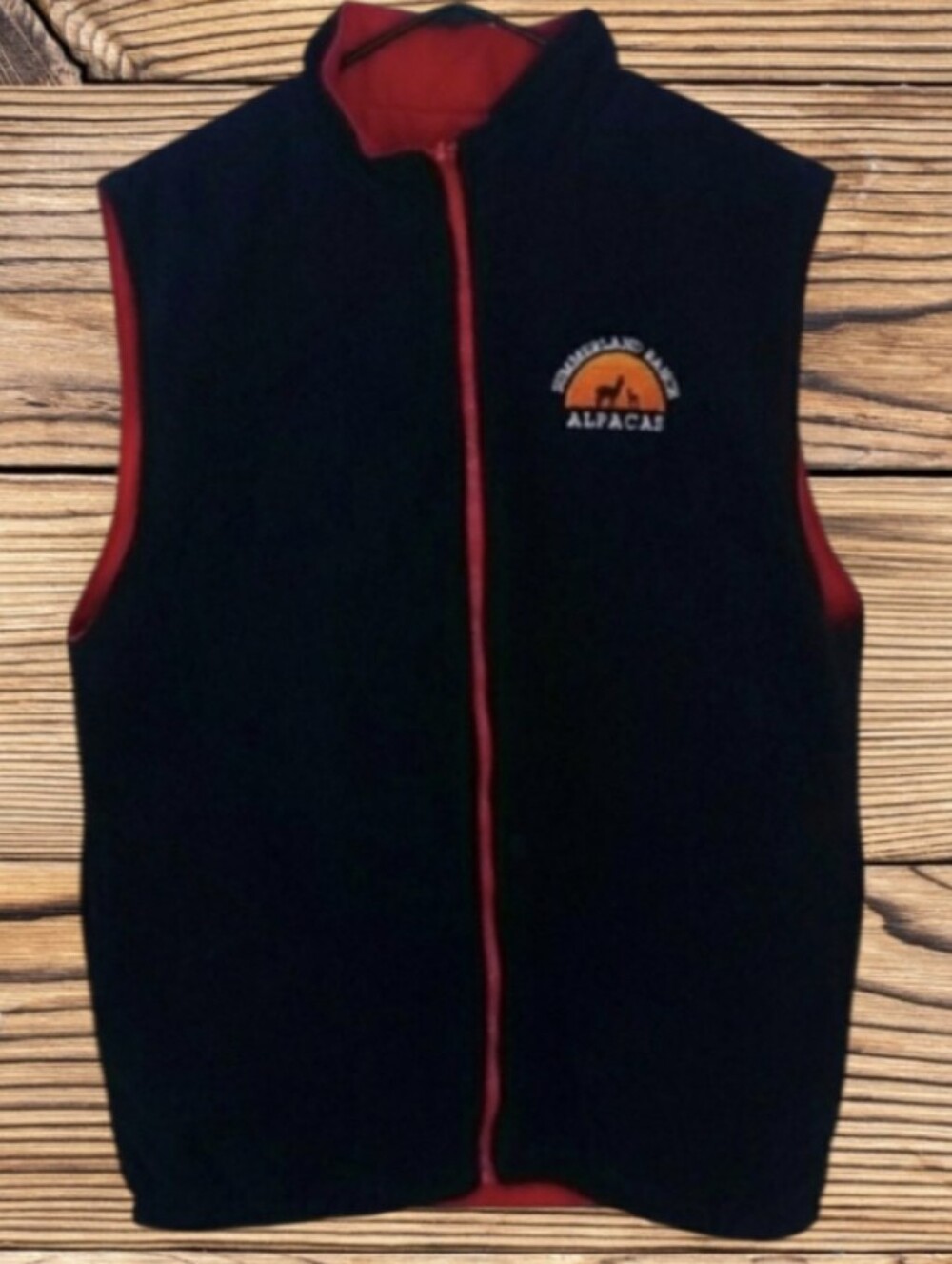MENS HARVARD SQUARE-SIZE MEDIUM-REVERSIBLE VEST